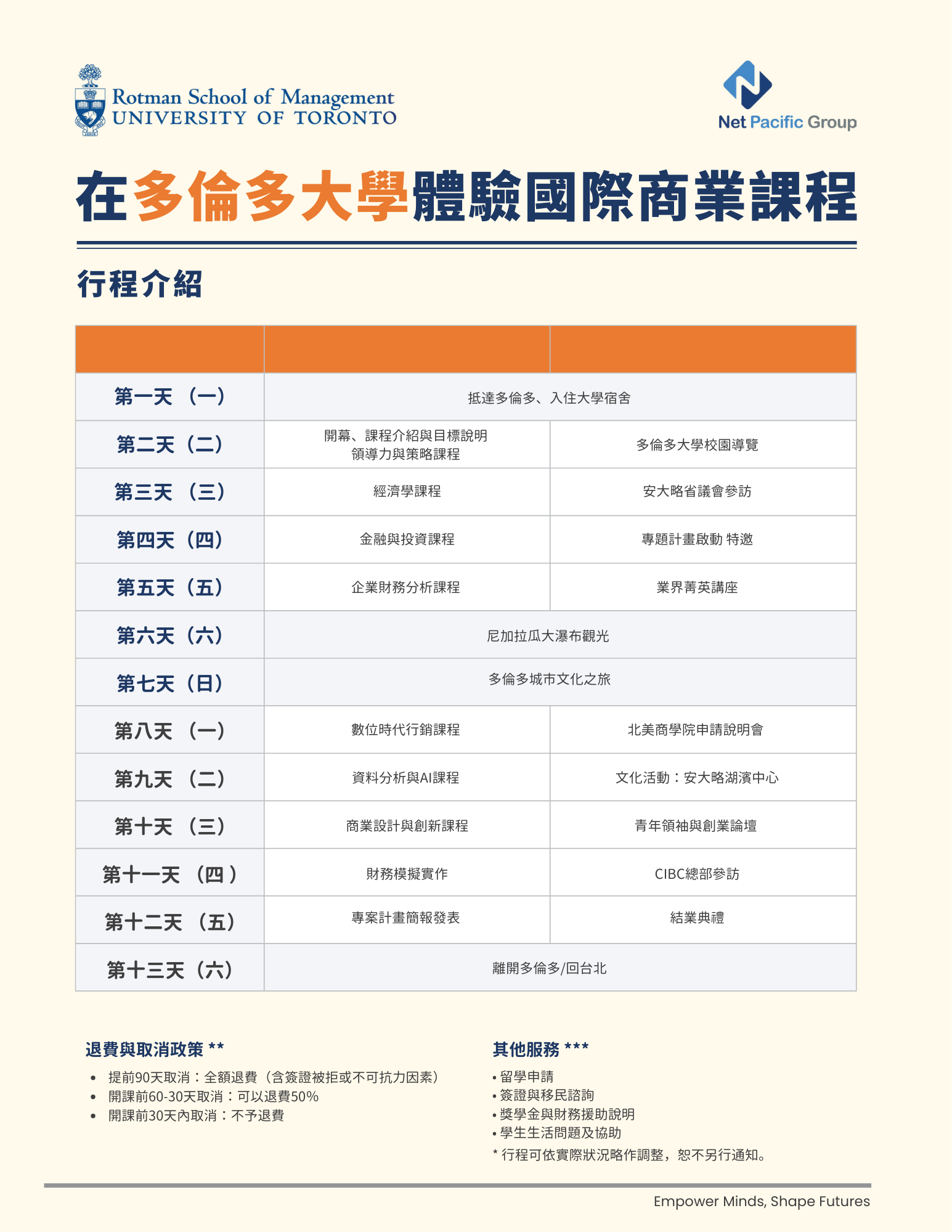多倫多大學商業課程